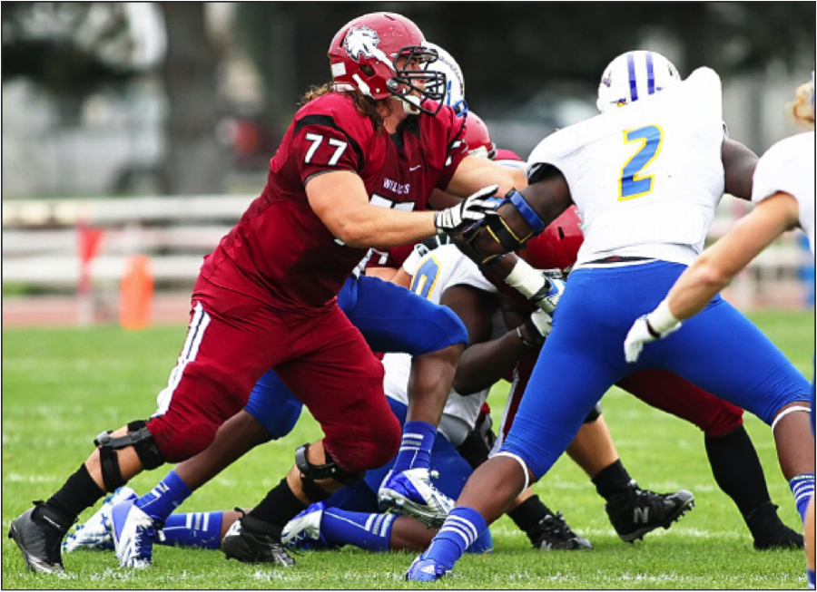 CWU football player, Mike Nelson, passes on chance to play pro ball 