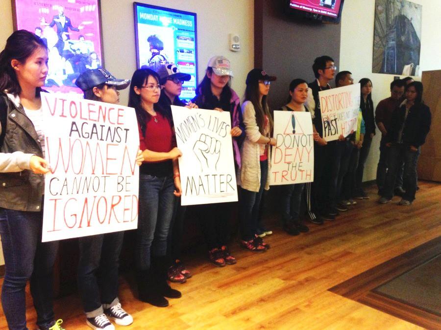 Central responds to comfort woman-deniers on campus