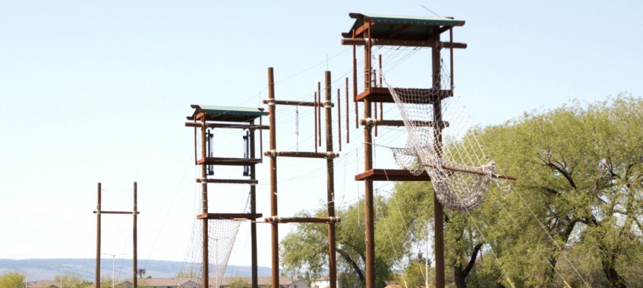 Central Challenge Course now open for enjoyment, wind not included
