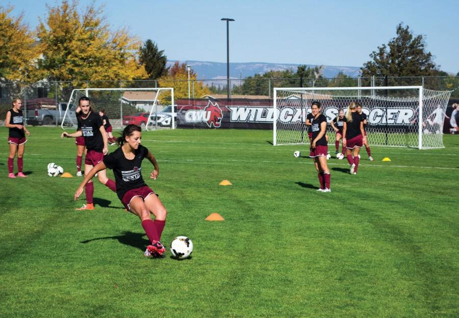 Wildcat women put in their work on the pitch before a pivotal stretch of the GNAC season.