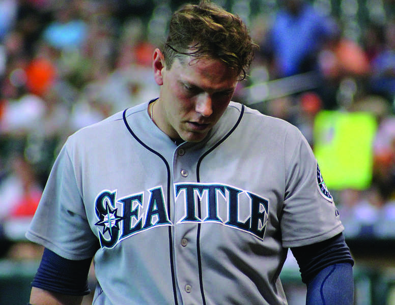 Former Mariner Logan Morrisons look of disappointment sums up the Seattles disappointing 2015 season.