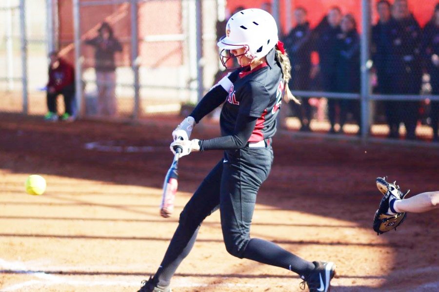 Taylor Ferleman (pictured) going after a pitch. She is one of the seniors leading CWU.