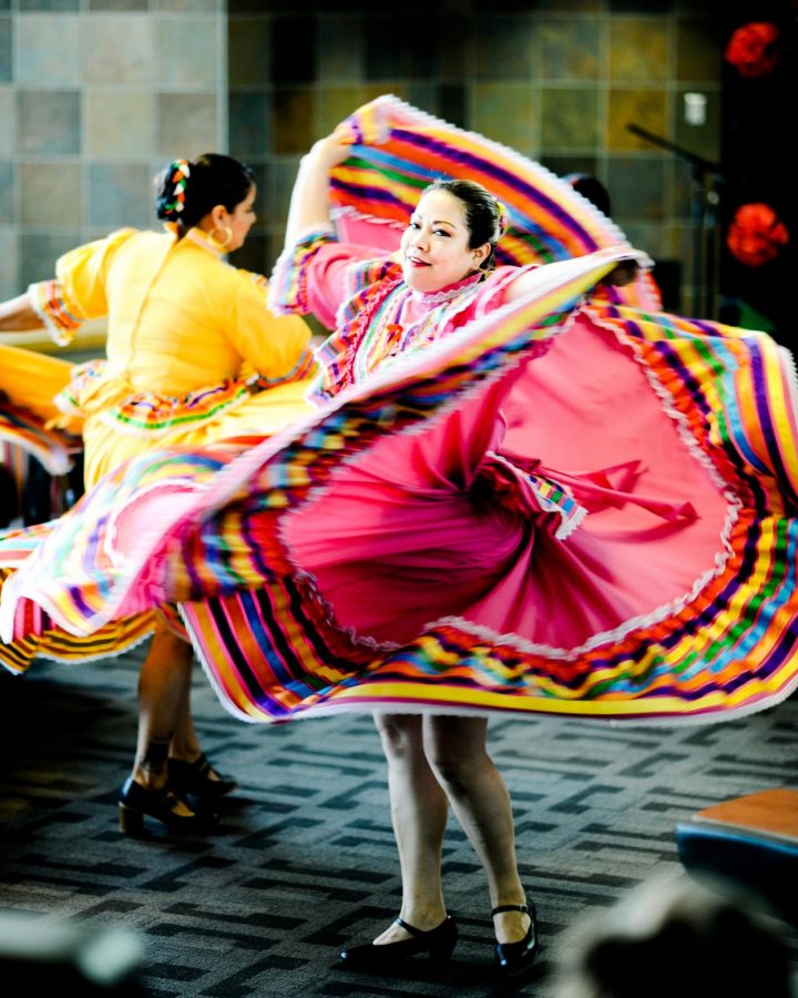 In celebration of Cesar Chavezs birthday, Jalisco dancers performed in the SURC Pit.