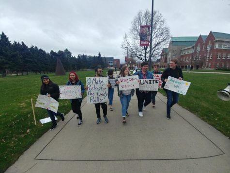 CWU students march for unity on campus
