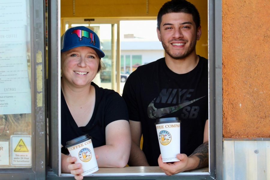 Students have emplyment opportunities both on and off campus during summer. Marketing and supply chain major Kate Dustrude and social work major Isaac Saldana are CWU students who will continue working at D&M coffee over the summer.
