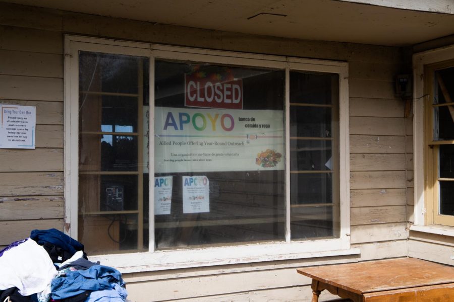 The APOYO food bank is still looking for a new permanent location on campus.