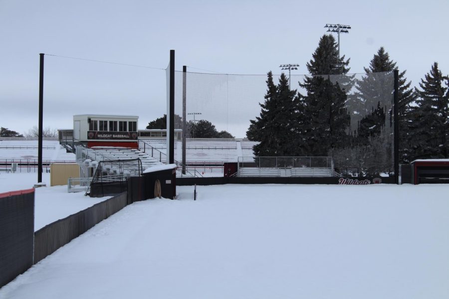 Snowy CWU Baseball Field