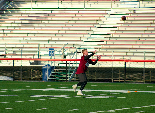 Nathan Blauman (pictured) has gone
from a managerial role with CWU football to making the team via tryouts.