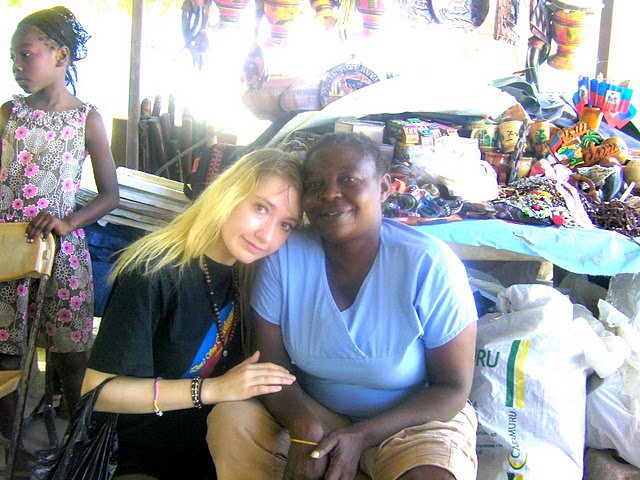 Haitian marketplace on the compound. Photo courtesy of Katherine Camarata.