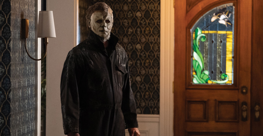 Michael Myers looming. Photo courtesy of Universal Pictures