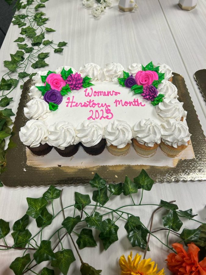 Woman’s HERSTORY month cake. Photo by Alahnna Connolly