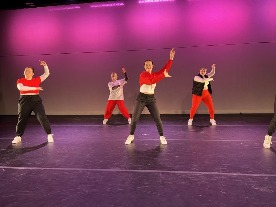 Choreographed hip-hop piece, Photo by Therese Young