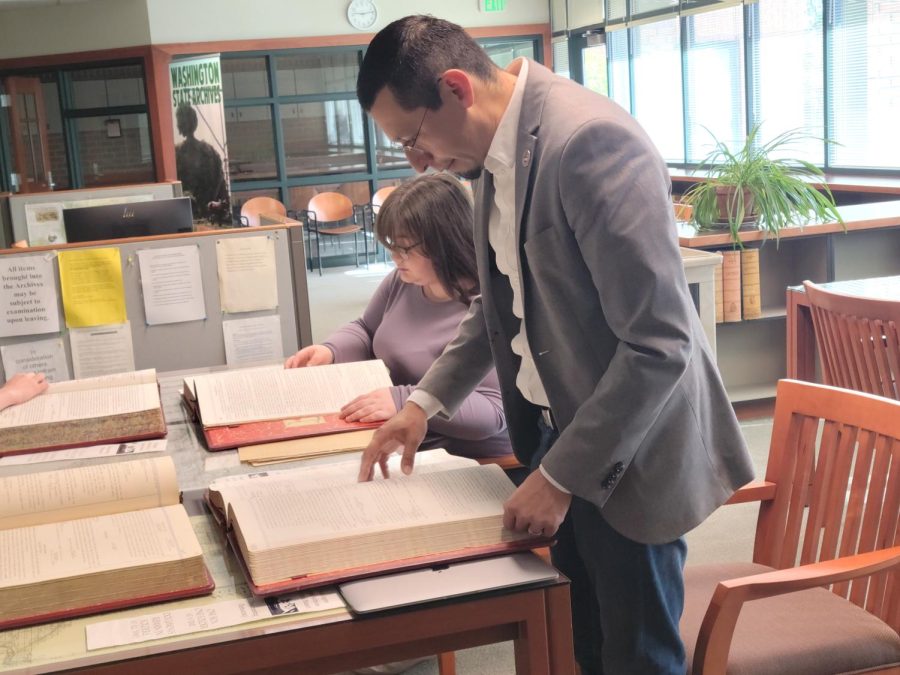 CWU Archivists and students search Washington land deeds for racial covenants