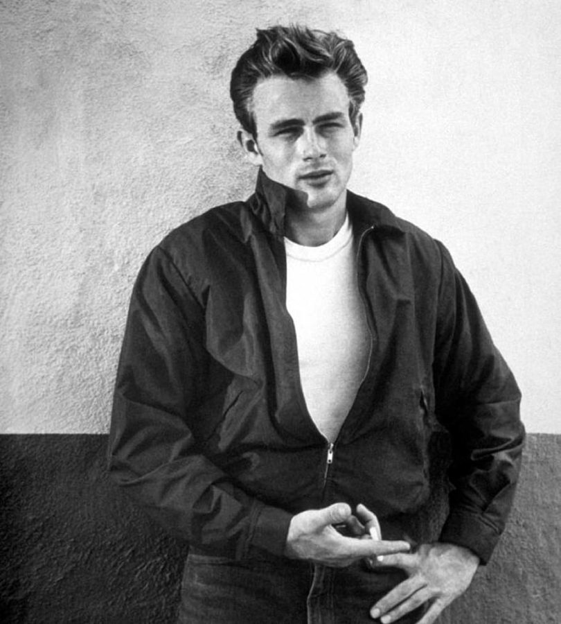 Publicity still of James Dean from Rebel Without A Cause