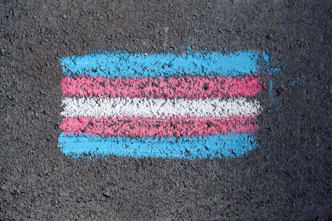 Transgender+pride+flag+drawin+with+chalk.+Photo+courtesy+of+Pexels