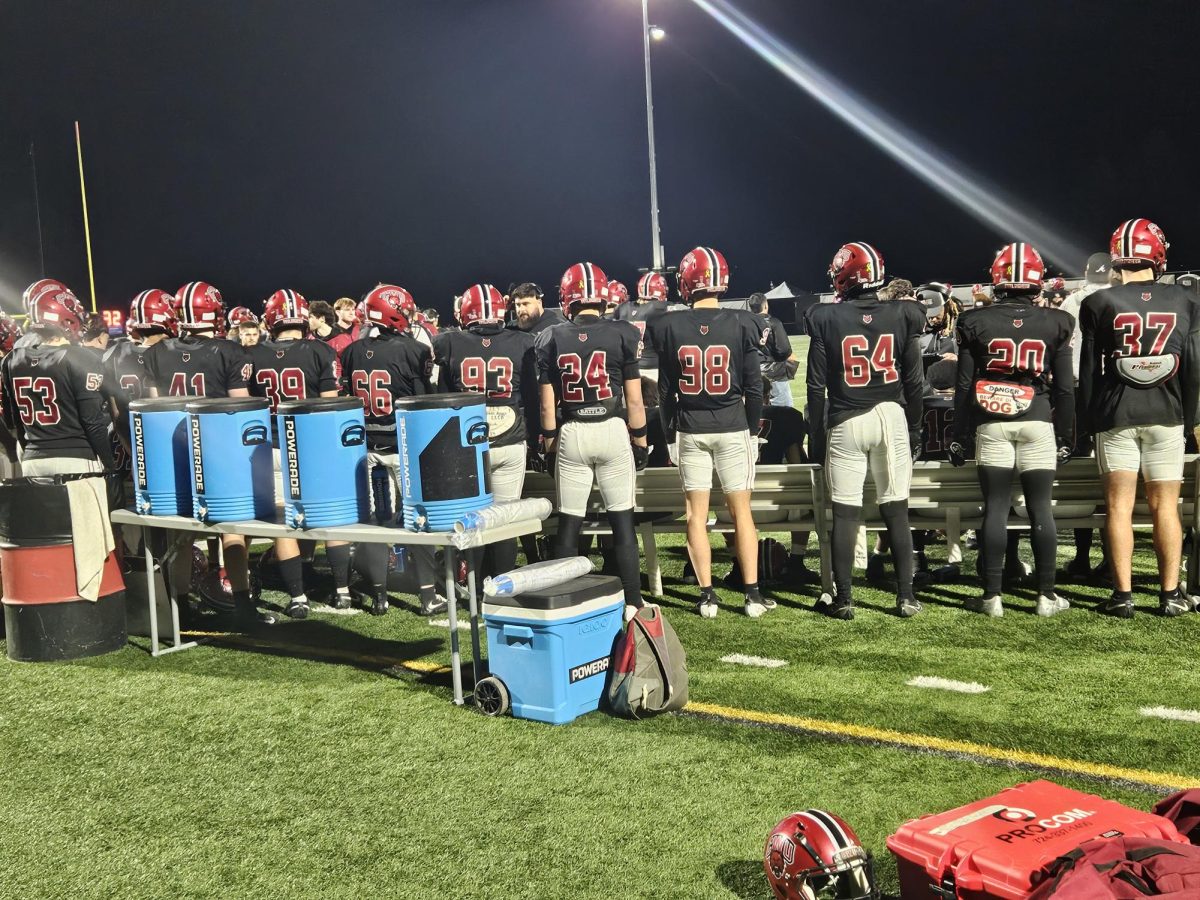 'Cats on the sideline. (Photo by Parker Wood)