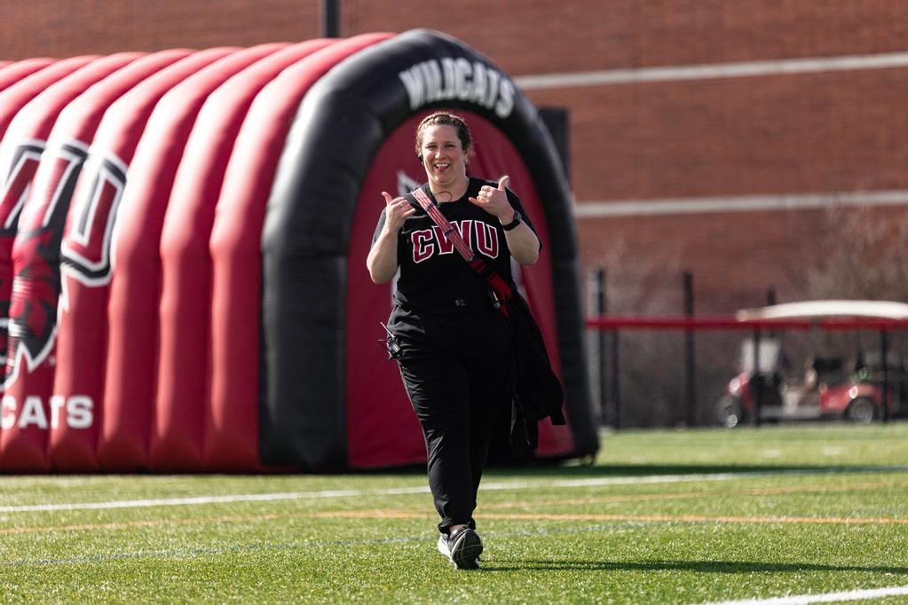 Janie Kluempers on the field. (Photo courtesy Jacob Thompson Sports Media)