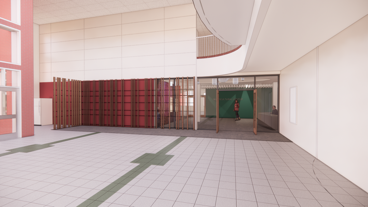 Proposed entry to the Multicultural Center from Black Hall.