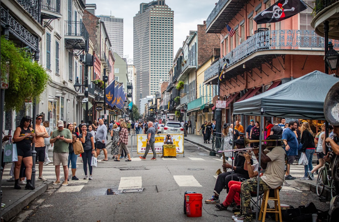 The city of New Orleans.