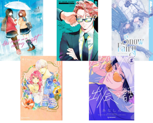 Collage of manga covers. (Design by Z Morris)