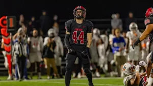 Tanner Volk celebrating on the field. (Photo courtesy Nevaeh Capetillo)