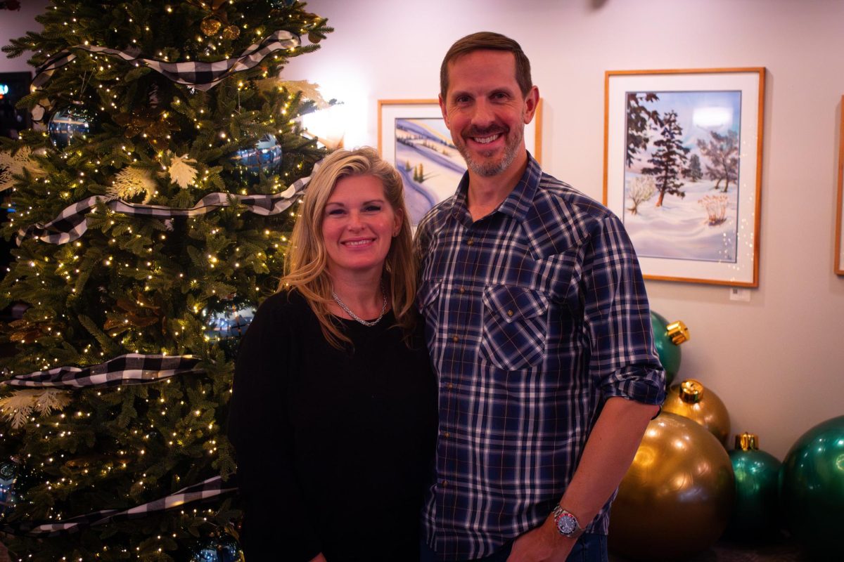 Kelly and Adam Rynd, the new owners of the historic Fitterer's building.