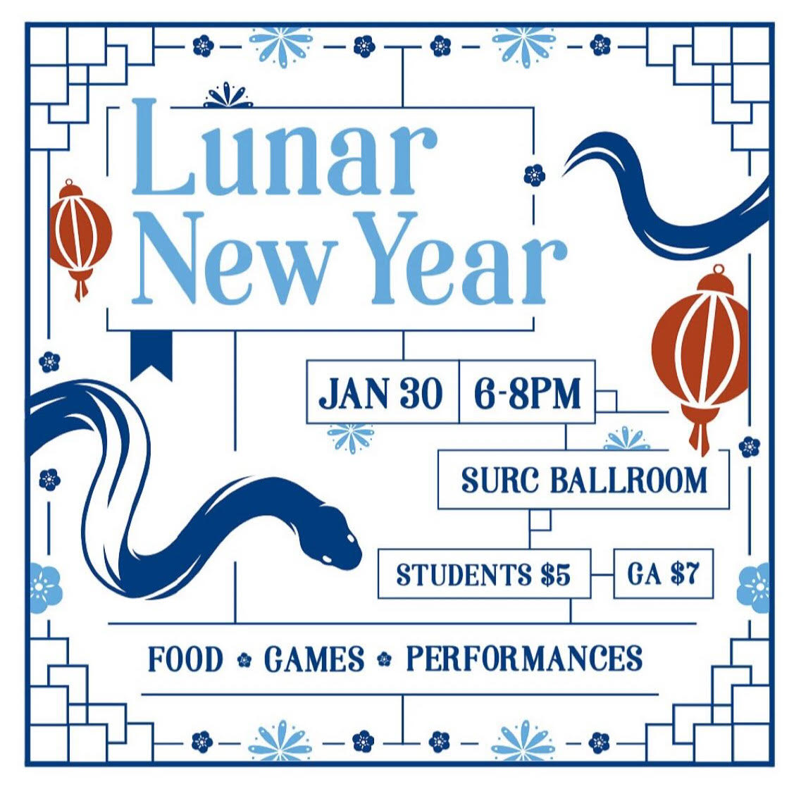 Lunar New Year Flyer courtesy of @cwu_kcc on Instagram.