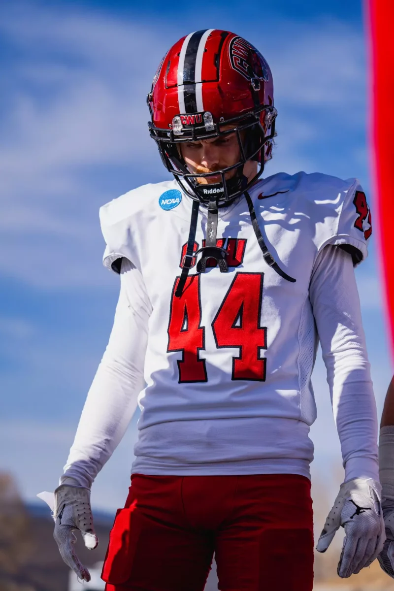 Tanner Volk at his last game as a Wildcat (photo by Andy Guerrero)