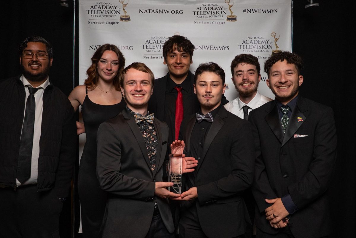 Left to Right: Gurdil Dardi, Madisyn Joyner, Keaton Weyers, Frank Purpura, Tyler Diltz, Emmett Giaccio and Javier Angulo. Photo courtesy of fourth year Public Health major, Rebecca Hernandez